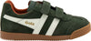 Gola Harrier Strap Dark Khaki/Off White (maat 27-36)