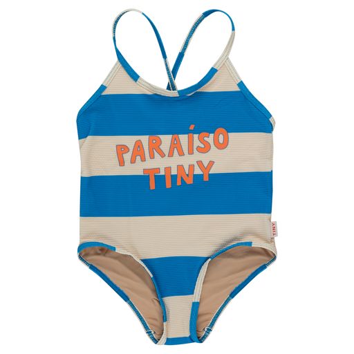 Tiny Cottons Swimsuit Paraiso Light Cream/Lapis Blue