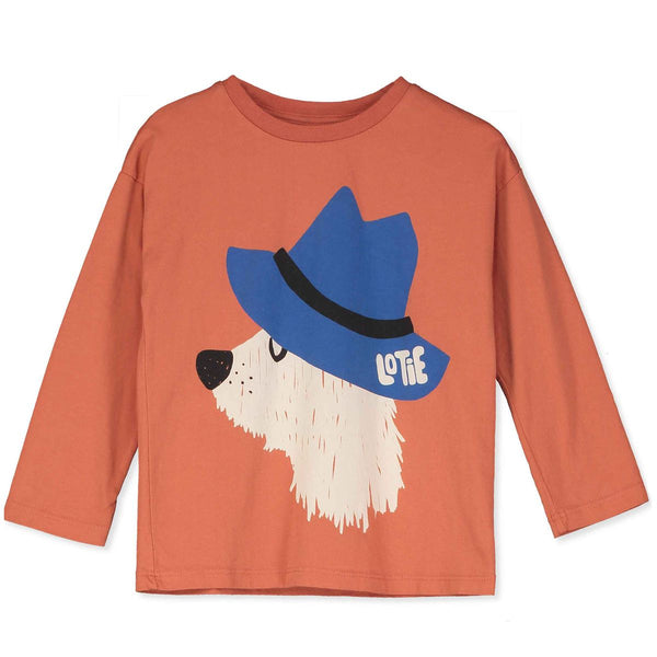 Lötiekids Long Sleeve T-shirt Chill Dog Clay