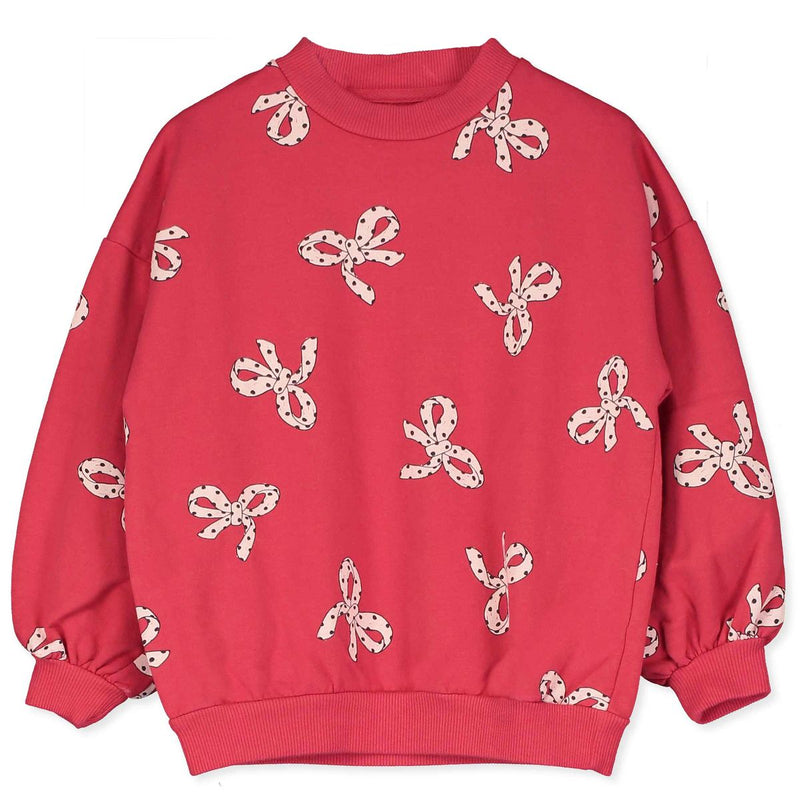 Lötiekids Bows Red Sweatshirt