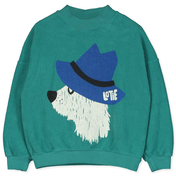 Lötiekids Chill Dog Teddy Sweatshirt Green