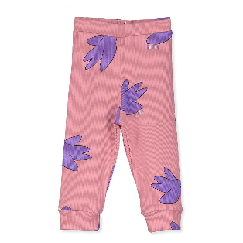 Lötiekids Baby Birds Ribbed Leggings