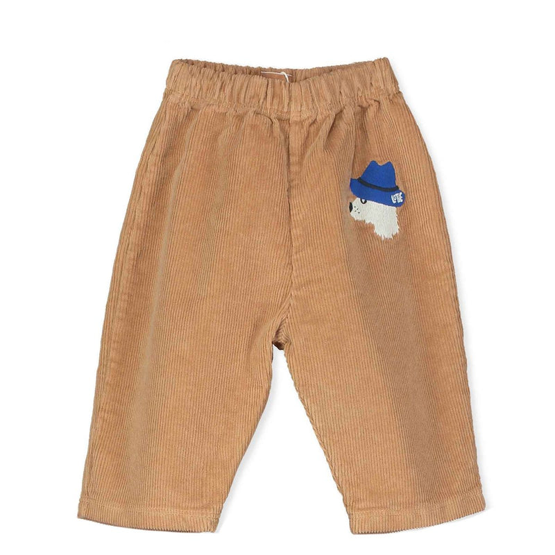 Lötiekids Baby Dog Wide Cord Pants Toasted