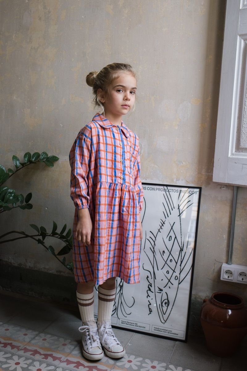 Lötiekids Checks Woven Dress