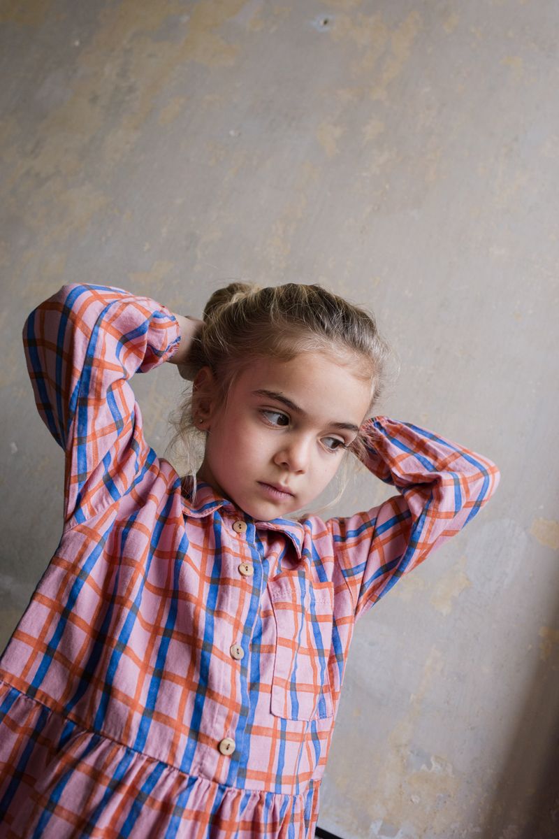 Lötiekids Checks Woven Dress