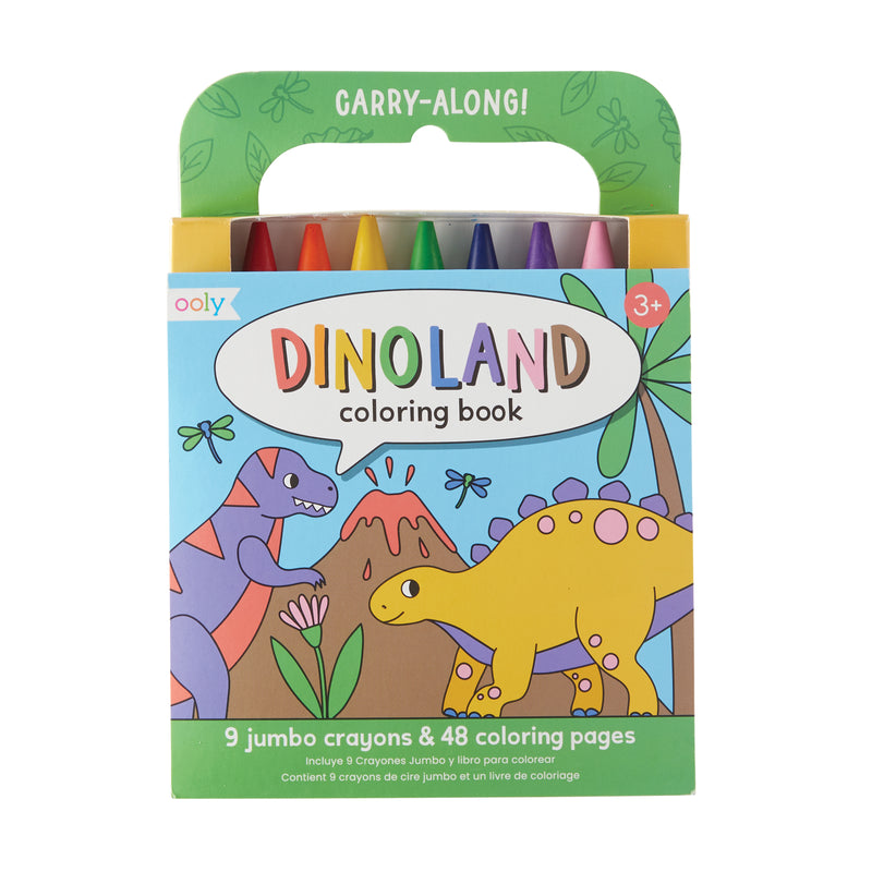 Ooly Carry Along Coloring Book Dinoland
