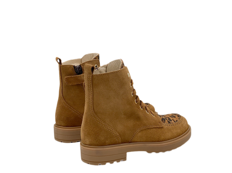 Beberlis Suede Bottine Cognac (maat 30-38)
