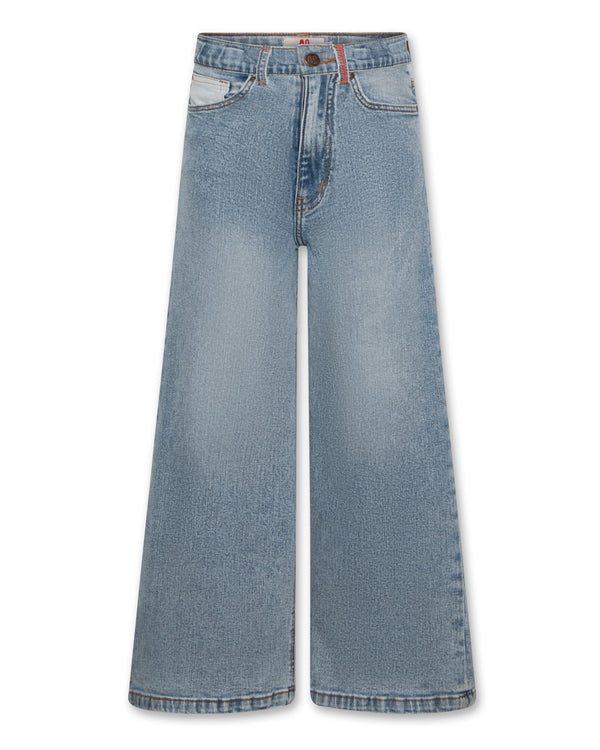 AO76 Zina Patch Jeans Pants Wash Light