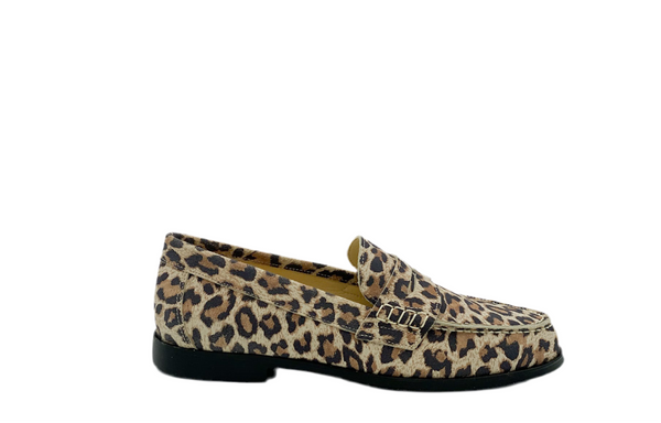 Confetti Suede Loafer Leopard (maat 36-41)