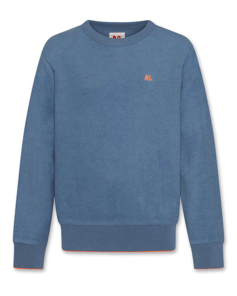 AO76 Tom Sweater Logo Blue