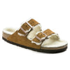 Birkenstock Arizona Lamsvel Suede Mink (maat 38-41)
