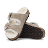 Birkenstock Arizona Lamsvel Kids Suede Taupe (maat 31-35)