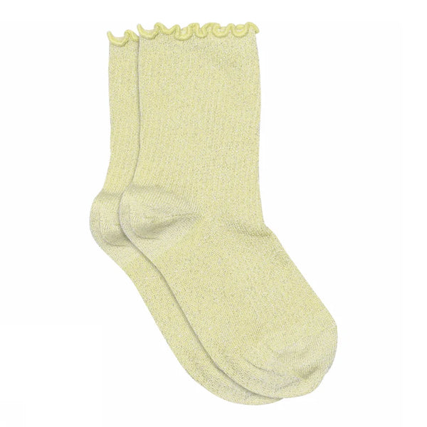 Mp Denmark Doris glitter sock Mellow Green