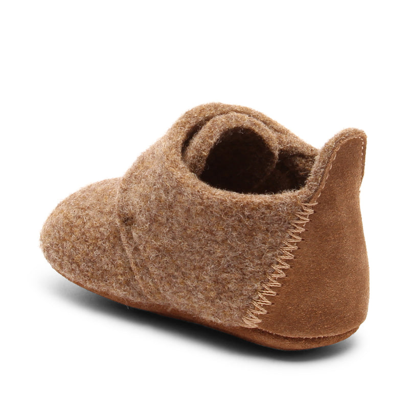 Bisgaard Baby Wool Pantoffel Camel (maat 18-27)