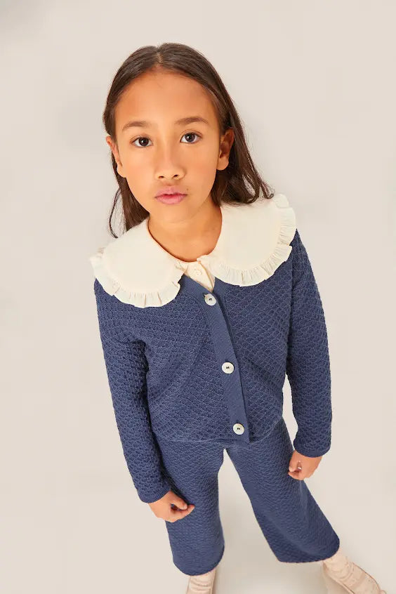 Mipounet Ines Cardigan Dark Blue