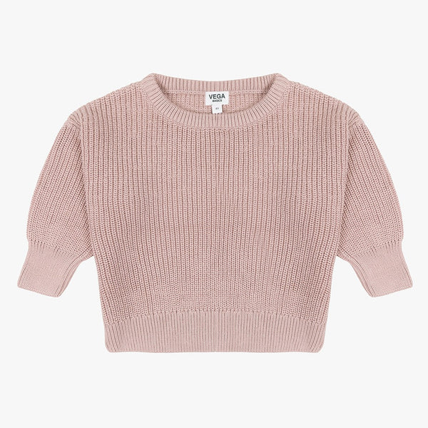 Vega Basics Cordero Knit Sweater Ash Rose