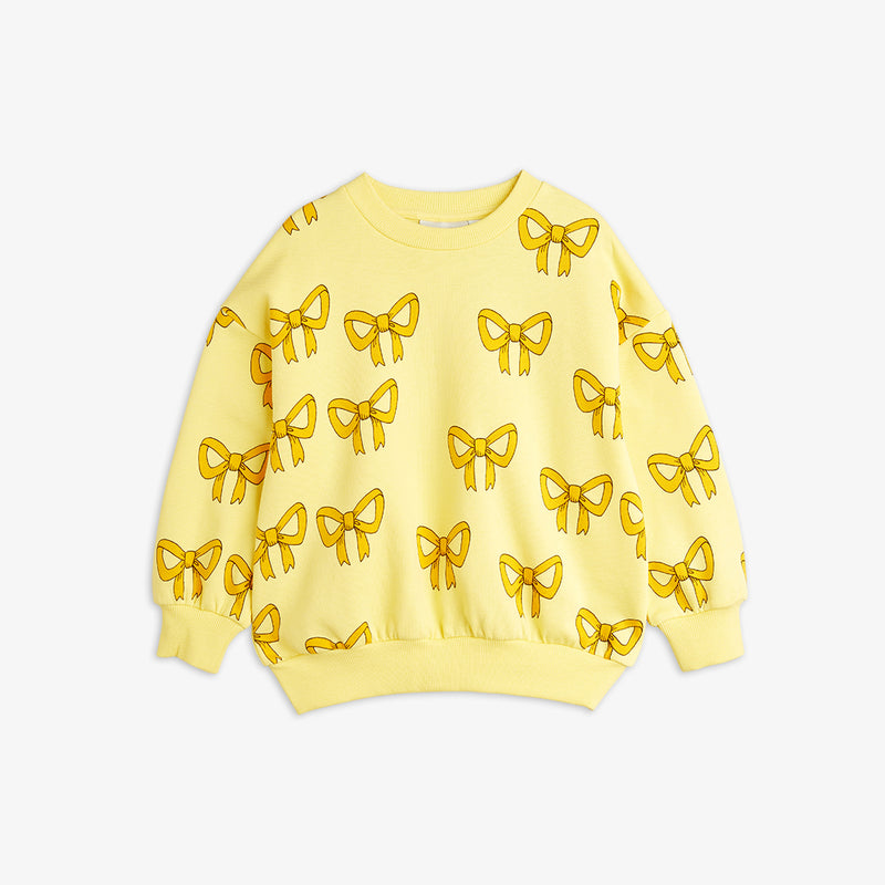 Mini Rodini Bow Sweatshirt Yellow