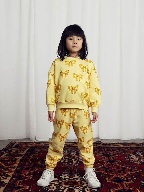 Mini Rodini Bow Sweatshirt Yellow