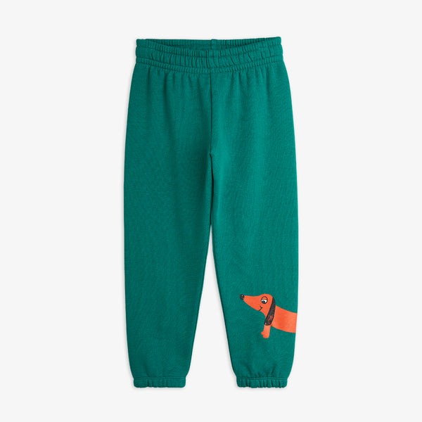 Mini Rodini Dog Sweatpants Green