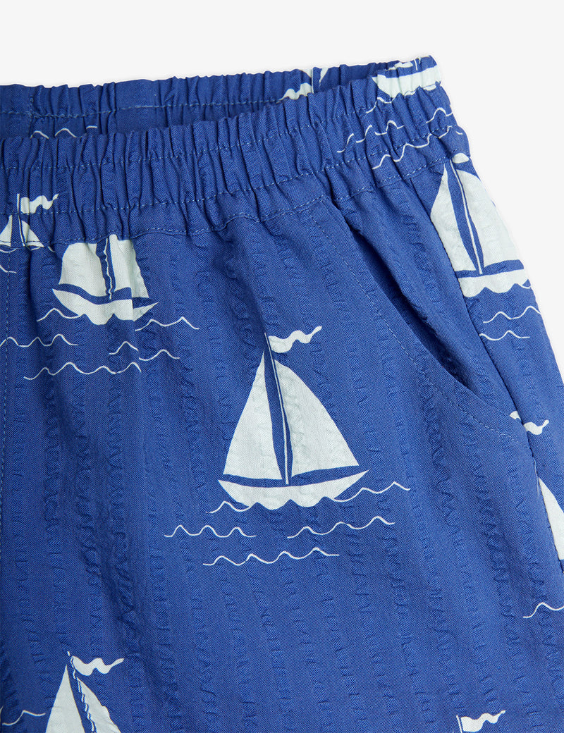 Mini Rodini Sailing Boats Woven Shorts