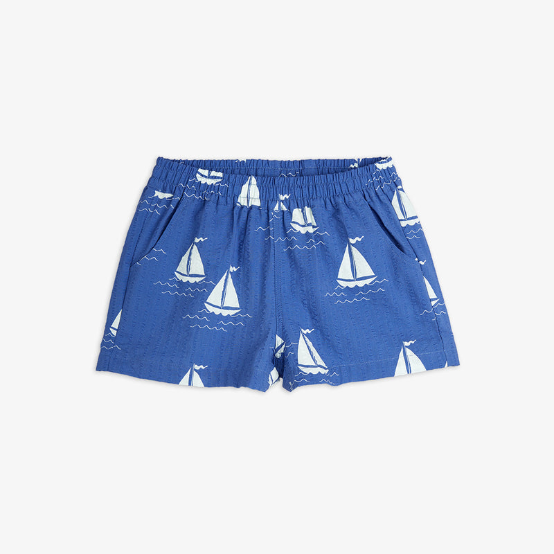 Mini Rodini Sailing Boats Woven Shorts