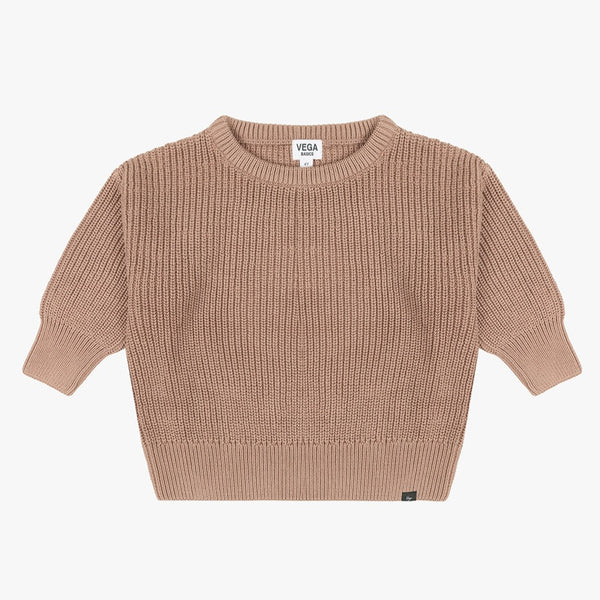 Vega Basics Cordero Knit Sweater Caramel