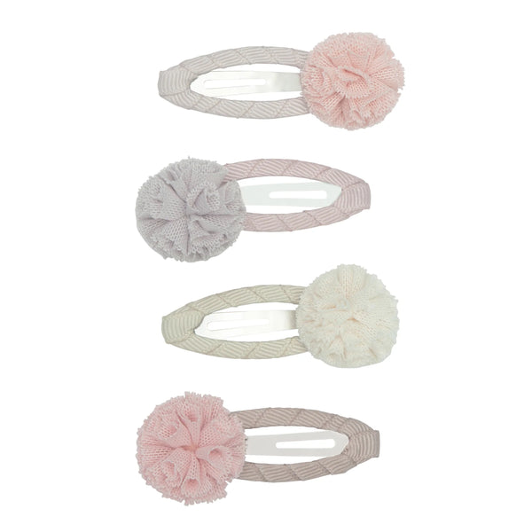 Mimi X Lula Tulle Pom Pom Clips (4pack)