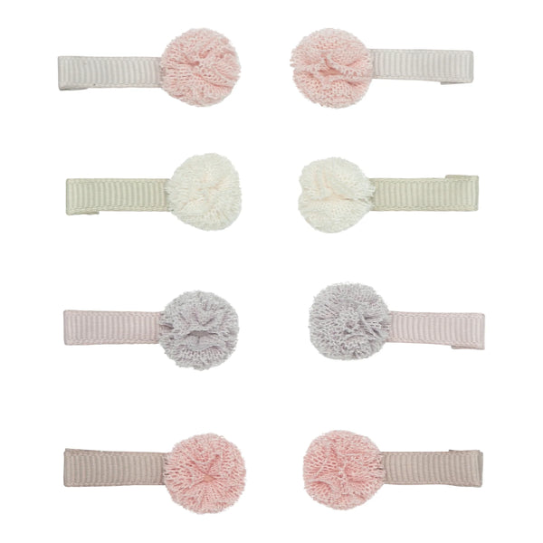 Mimi & Lula Haarclips Mini  tulle pom pom clips