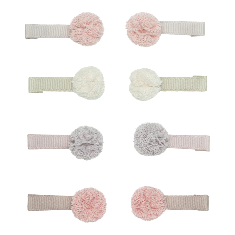 Mimi & Lula Haarclips Mini  tulle pom pom clips