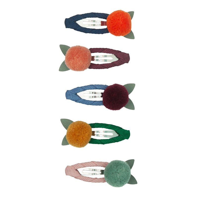 Mimi X LulaPom Pom Petal Mini Clips (5pack)