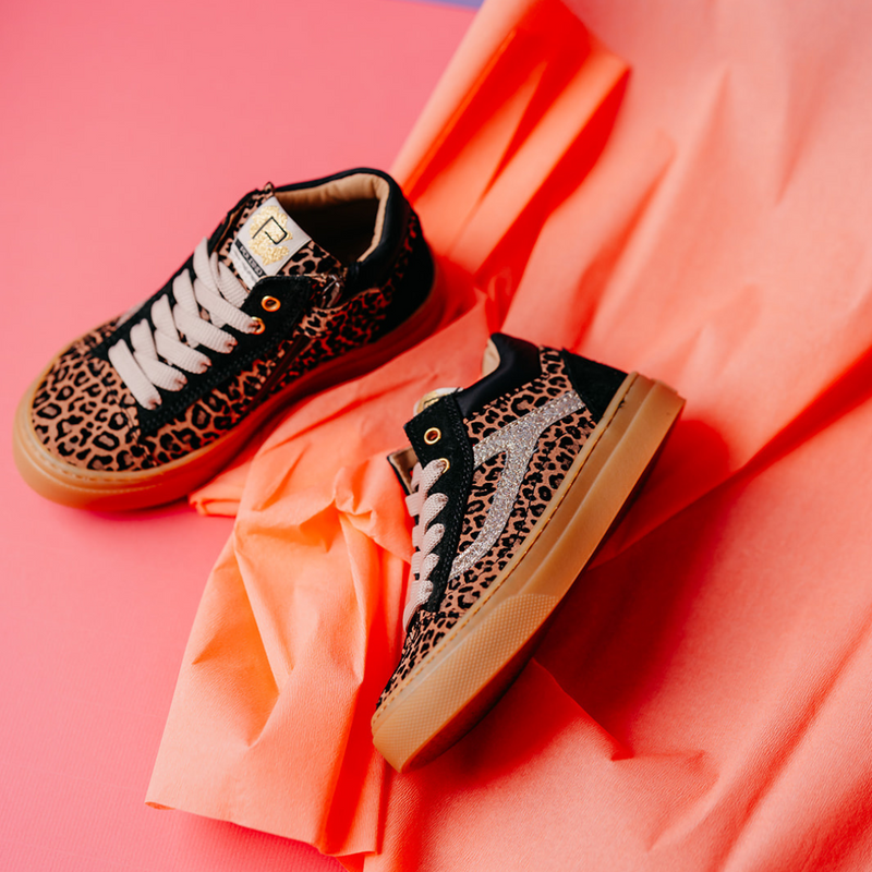 Poldino Basketter Leopard (maat 27-33)