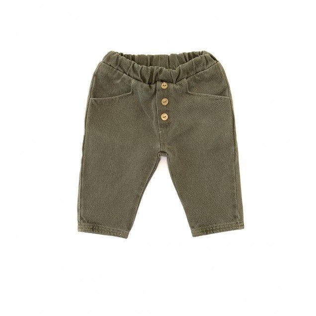 Play Up Twill Trousers Baby Khaki