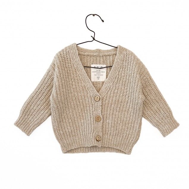 Play Up Knitted Jacket Baby Beige