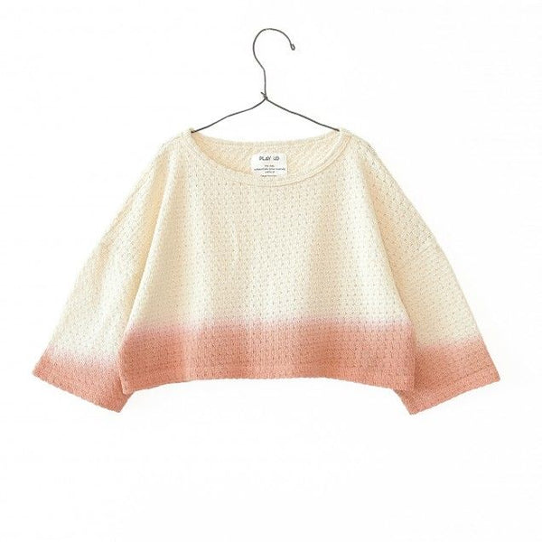 Play Up Jersey Jacquard Sweater Coral