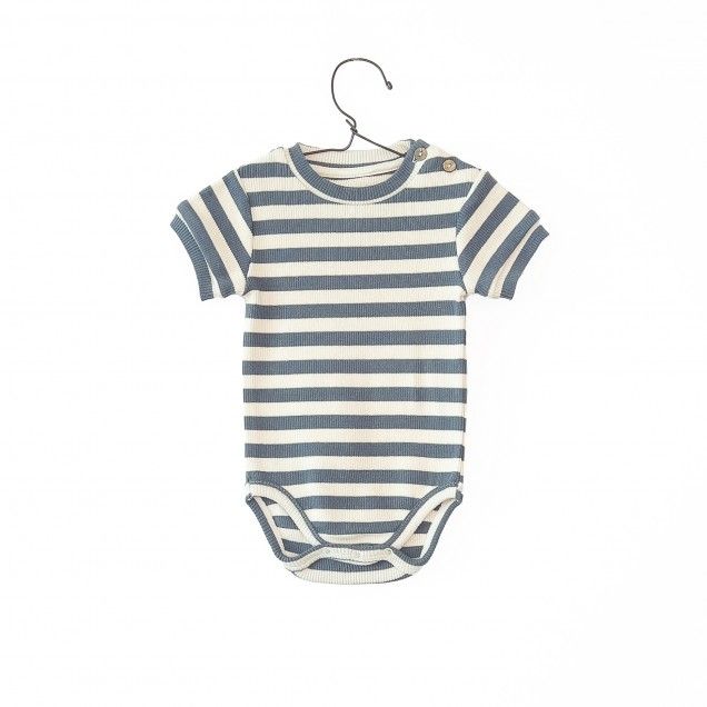 Play Up Striped Rib Body Sea