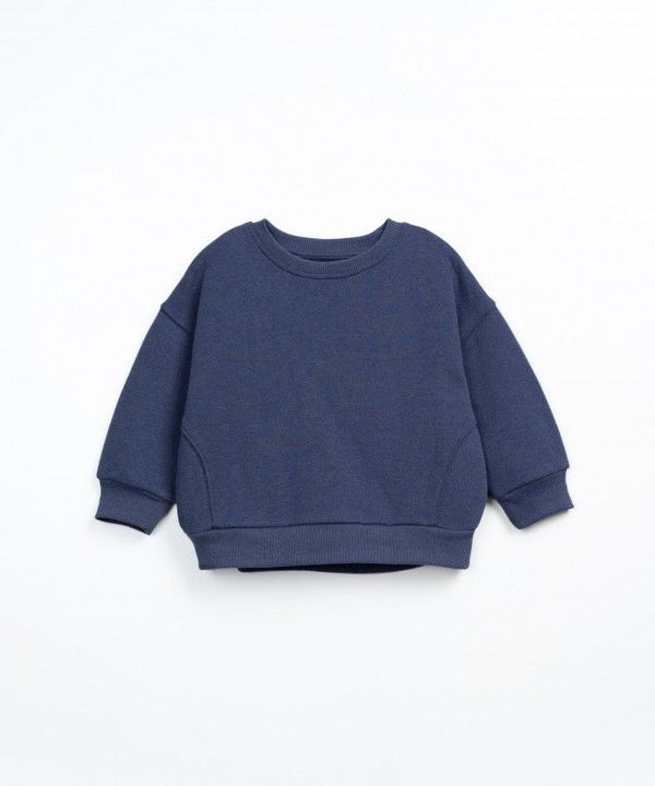 Play Up Fleece Sweater Mirtilo