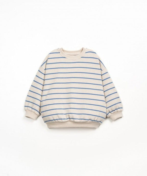 Play Up Striped Jersey Sweater Watercolor