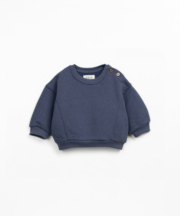 Play Up Baby Fleece Sweater Mirtilo