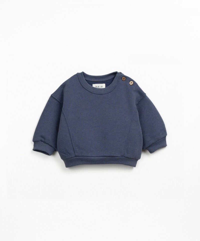 Play Up Baby Fleece Sweater Mirtilo