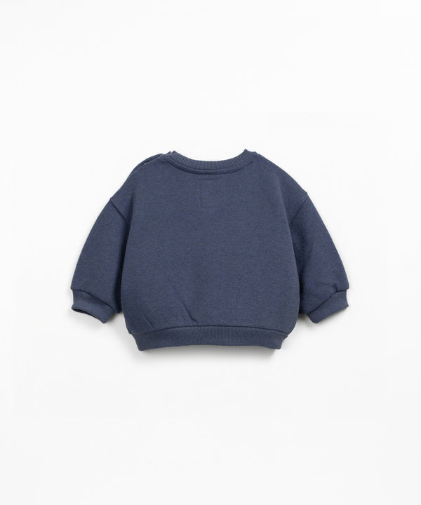 Play Up Baby Fleece Sweater Mirtilo
