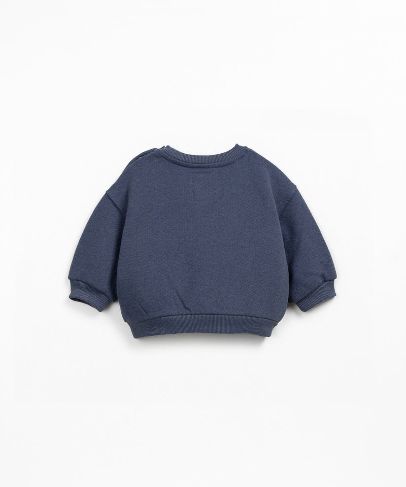 Play Up Baby Fleece Sweater Mirtilo