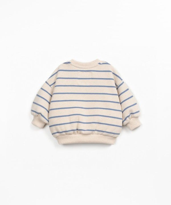 Play Up Baby Striped Jersey Sweater Watercolor