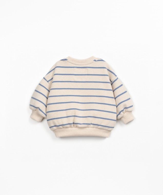 Play Up Baby Striped Jersey Sweater Watercolor