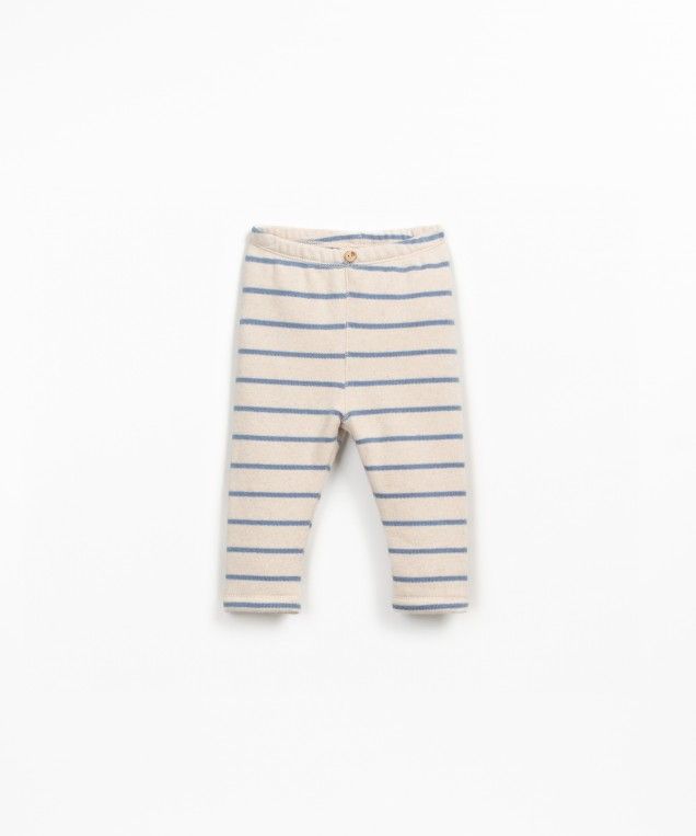 Play Up Baby Striped Jersey Leggings Watercolor