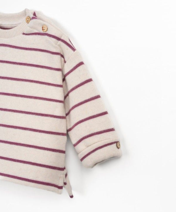 Play Up Baby Striped Jersey Sweater Amora
