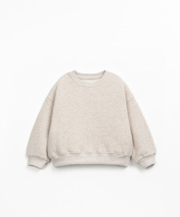 Play Up Fleece Sweater Collar Tones
