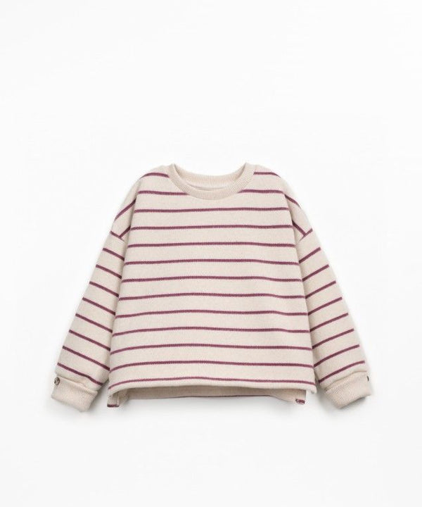 Play Up Striped Jersey Sweater Amora