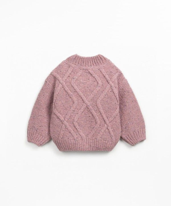 Play Up Knitted Sweater Rose