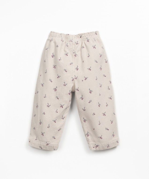 Play Up Printed Twill Trousers Tones