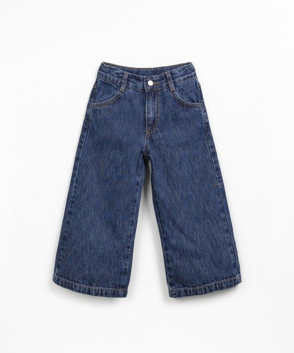 Play Up Denim Wide Trousers